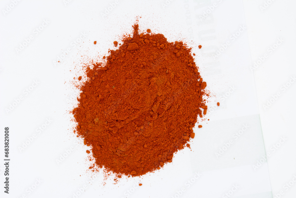 paprika isolated on a white background paprika isolated on a white background