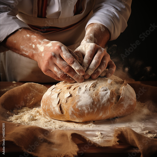 baker preparing a bread