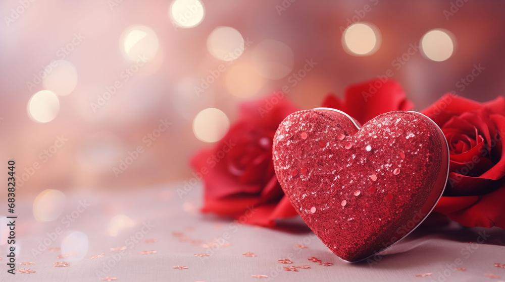 Obraz premium gift boxes with shiny glitter backgrounds, great for valentine's event.