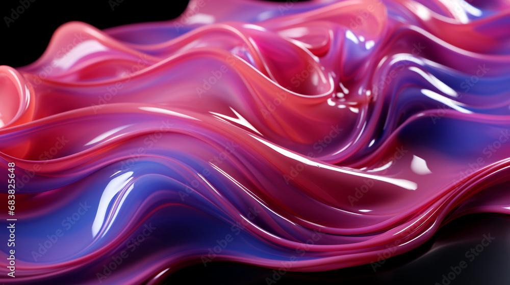 Fototapeta premium abstract purple liquid backdrop with waves background 16:9 widescreen wallpapers