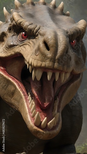 tyrannosaurus rex dinosaur 3d © Erica