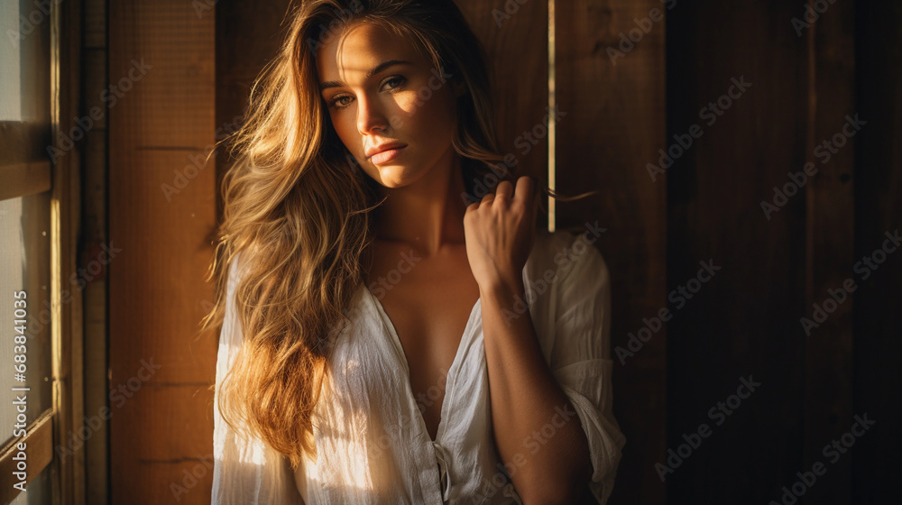 Intimate portrait with a rustic backdrop, holding hands, weathered wooden texture, soft afternoon light Intimate portrait with a rustic backdrop, holding hands, weathered wooden texture, soft afternoon light