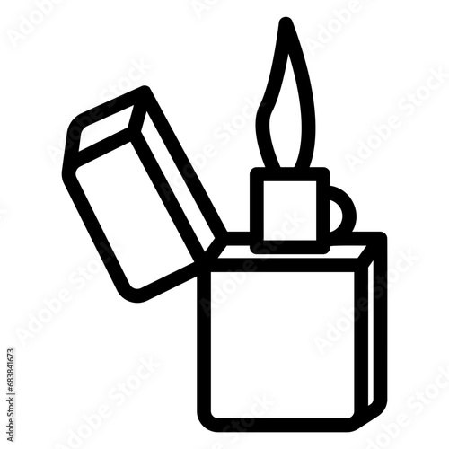 lighter outline icon