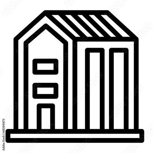 motel outline icon