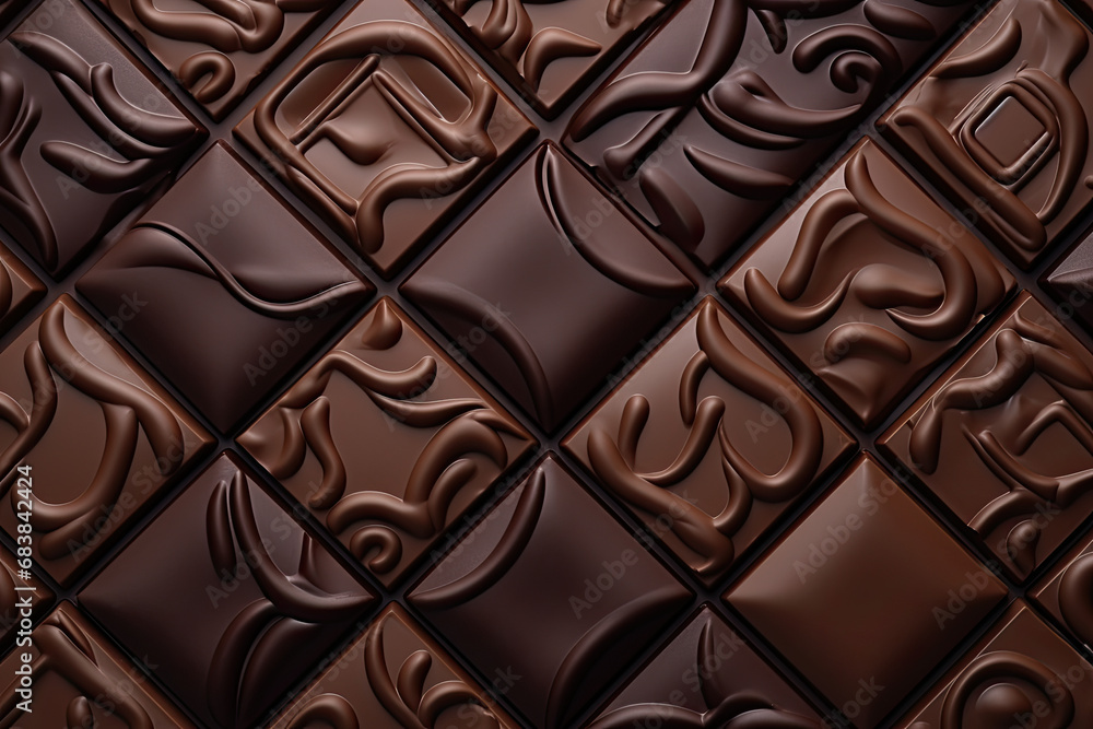 Chocolate bars background texture pattern Chocolate bars background texture pattern