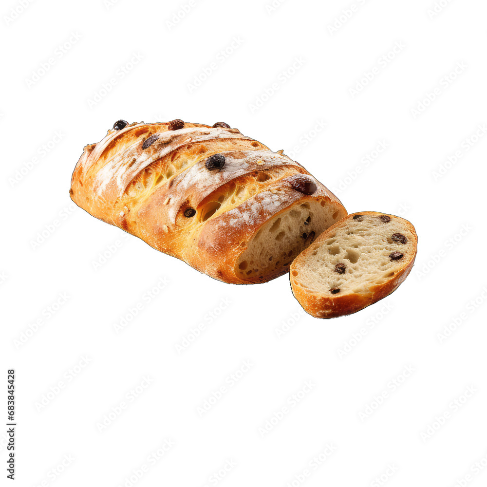 Artisan Bread Board With Olive Loaf. Isolated on a Transparent Background. Cutout PNG. Artisan Bread Board With Olive Loaf. Isolated on a Transparent Background. Cutout PNG.