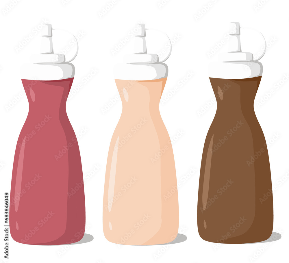 Sauce Bottle, Sauce Bottle, Squeeze Bottle for Sauce