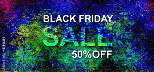 Black Friday sale beautiful and colorful design