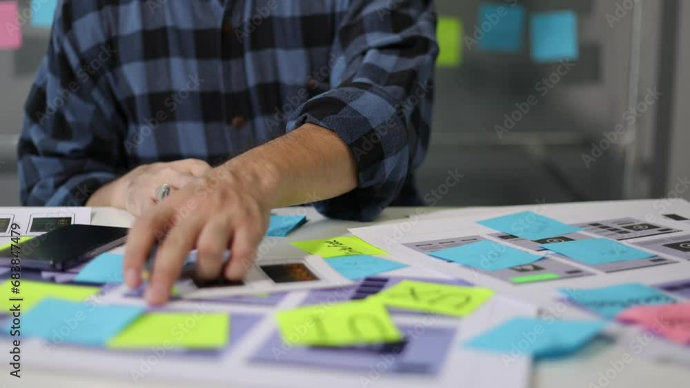 Web and mobile application designers are using their creativity to design user interfaces on smartphone screens. Web and mobile application designers are using their creativity to design user interfaces on smartphone screens.