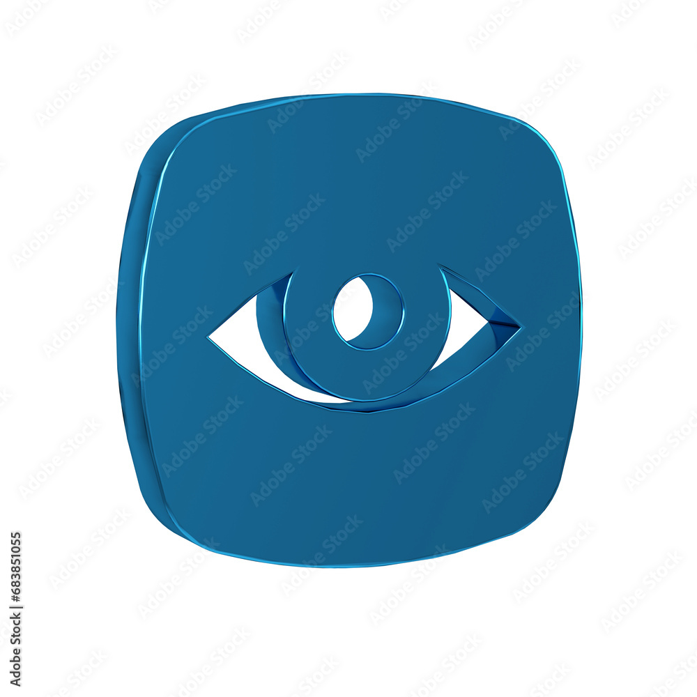Blue Security camera icon isolated on transparent background. Blue Security camera icon isolated on transparent background.