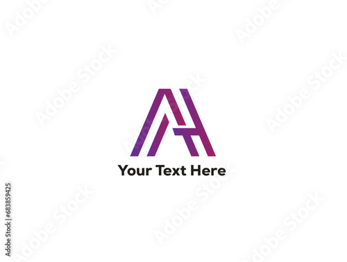 Creative aa letter logo design