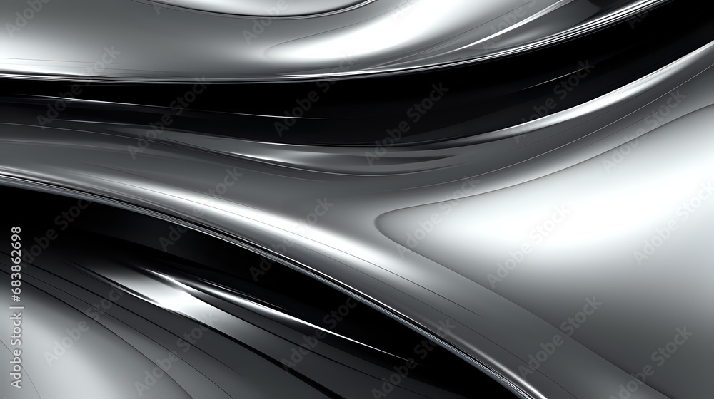 close up of silver satin background. Generative AI close up of silver satin background. Generative AI