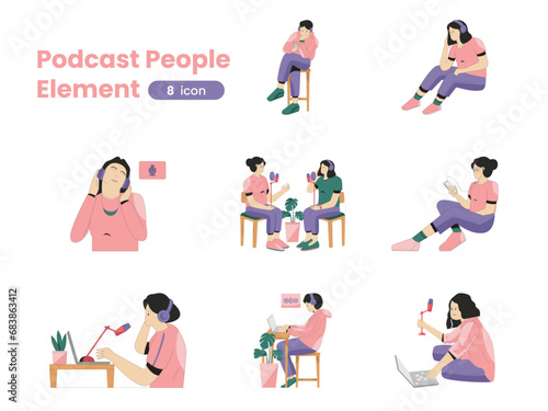 Podcast People Element © RRGraph