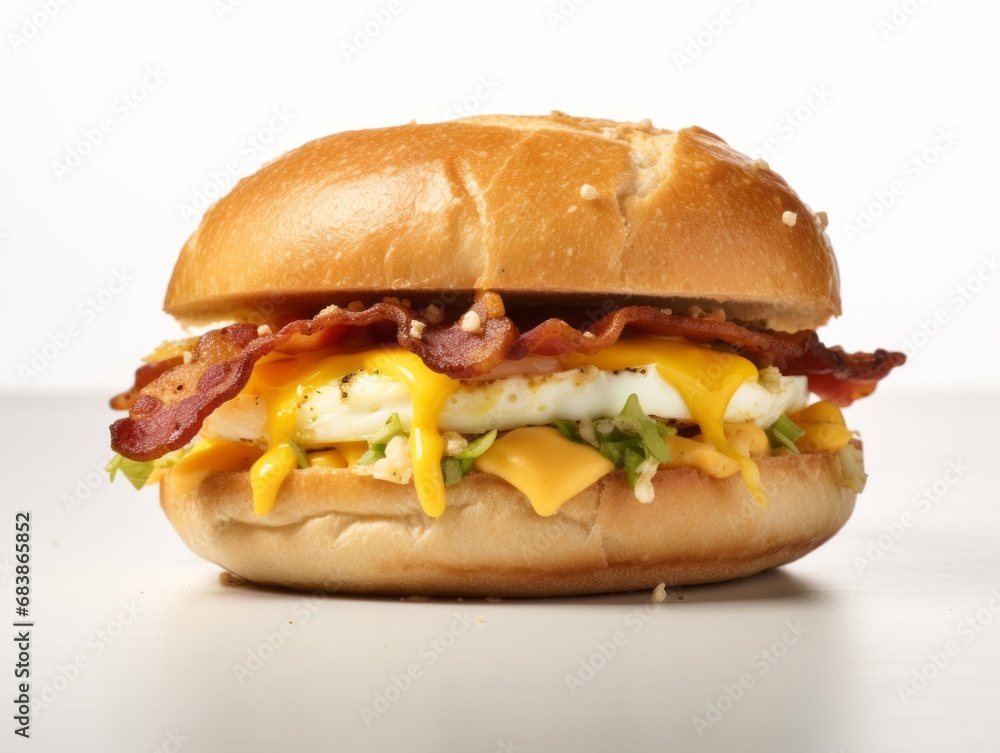 Indulge in Our Scrumptious Bacon, Egg and Cheese Bagel – A Feast for Breakfast Lovers! Generative AI Indulge in Our Scrumptious Bacon, Egg and Cheese Bagel – A Feast for Breakfast Lovers! Generative AI