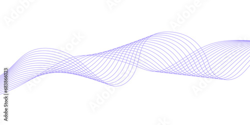 Abstract white background with a glowing abstract waves. Abstract wave element for design. Digital frequency track equalizer  Futuristic background design. Long exposure  Light painting photography.