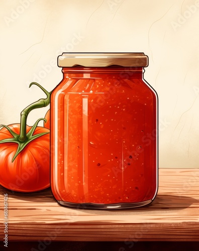 Discover the Mystery Behind the Unlabeled Jar of Tomato Sauce Generative AI