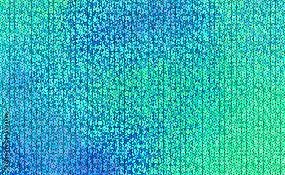Obraz premium blue green mosaic background 