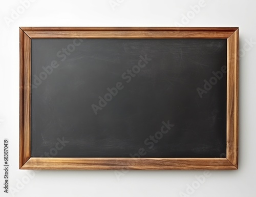 Discover the Power of a Blank Slate: Igniting Creativity with this Wooden Framed Blackboard Generative AI