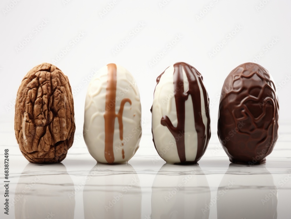 Indulge in the Richness of 4 Divine Chocolate Covered Nuts! Generative AI Indulge in the Richness of 4 Divine Chocolate Covered Nuts! Generative AI