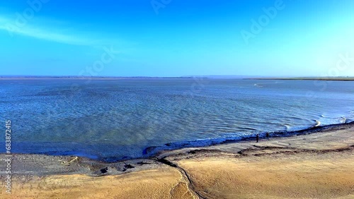 landscape with sea and sky in France
