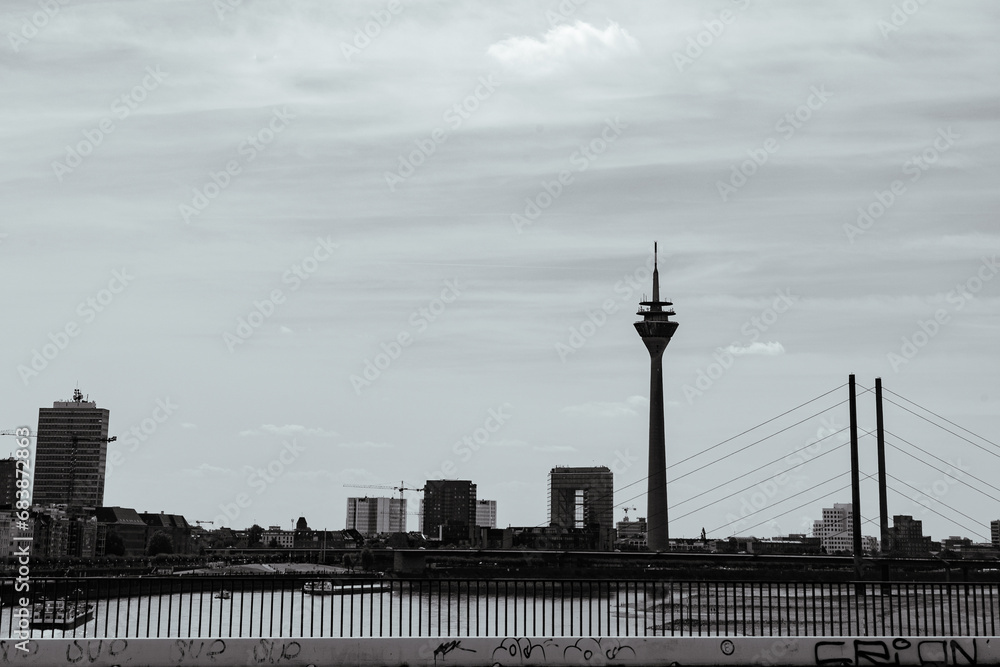 Dusseldorf city skyline