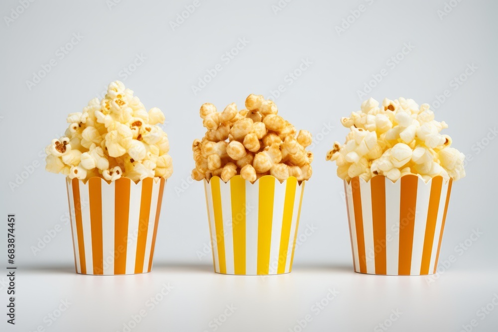 Uncover the Secret of Three Exquisite Popcorn Varieties! Indulge Your Taste Buds Today! Generative AI