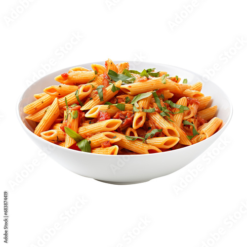 Penne cooked