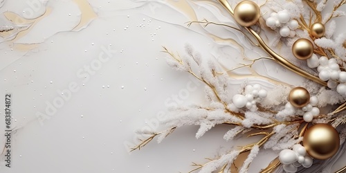 Grunge elegance. Abstract white background with vintage concrete frame perfect for rustic interior designs and capturing traditional holiday vibes and christmas xmas