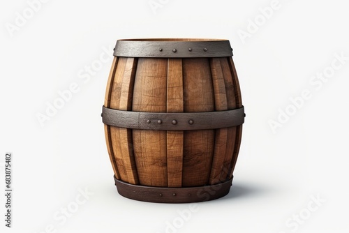 Discover the Timeless Beauty of Vintage Wood Barrels – A Stunning Still Life Aesthetics Generative AI