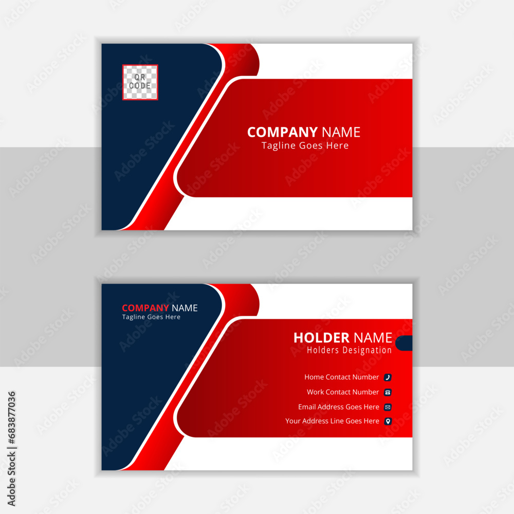 Professional and Elegant Business Card Template Professional and Elegant Business Card Template