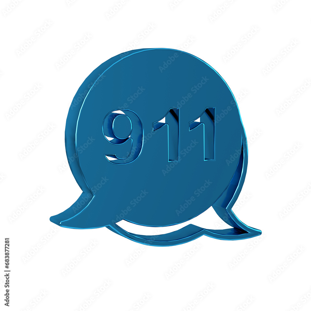 Blue Telephone with emergency call 911 icon isolated on transparent background. Police, ambulance, fire department, call, phone. Blue Telephone with emergency call 911 icon isolated on transparent background. Police, ambulance, fire department, call, phone.