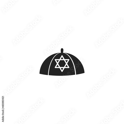 Judentum - Jüdische Kippa mit Davidstern