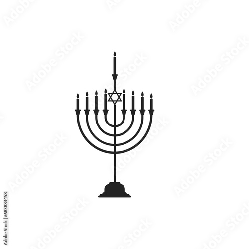 Menora - jüdischer Kerzenständer