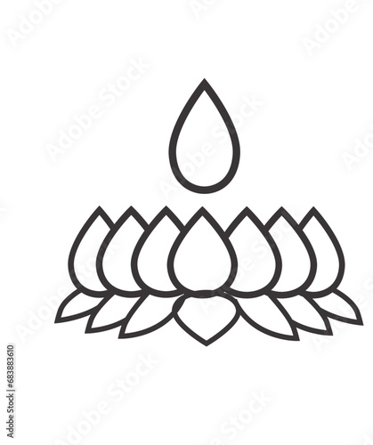 Religiöses Symbol Buddhismus 