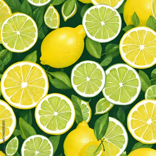 A Texture Of Yellow And Green Lemon That Are Sour And Zesty 211177100