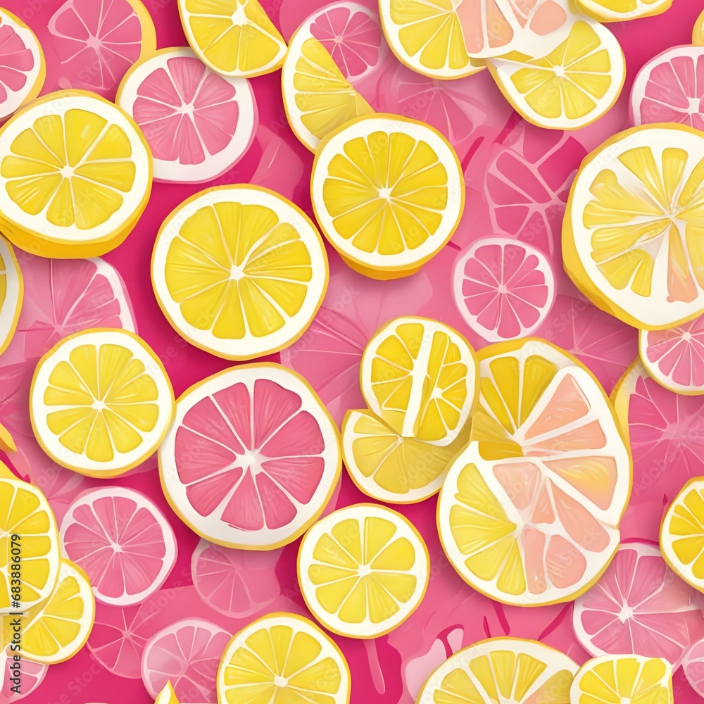 A Texture Of Yellow And Pink Lemonade That Are Refreshing And Sweet 720168801