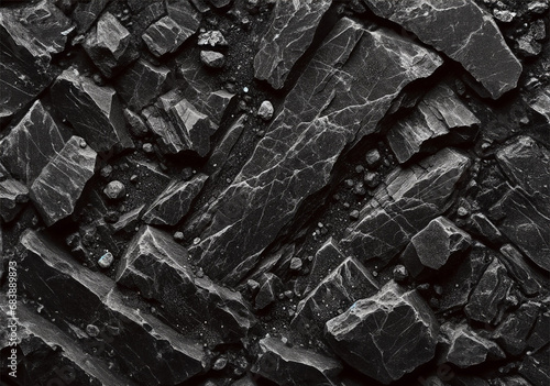 black or dark gray rough grainy stone texture that serves.