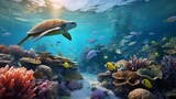 animales marinos.Generative AI