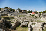 Ruins of the Roman Forum in Durazzo, Albania