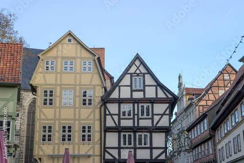 Half-timbered houses in Quedlinburg, Saxony-Anhalt, Germany