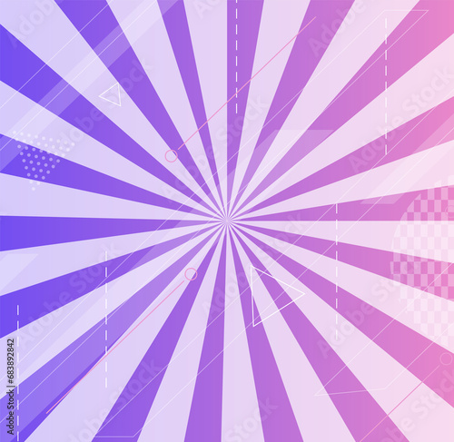 Comic swirl background. Swirl radial pattern or abstract sunburst wallpaper. Vertigo pattern. Abstract rays  illustration