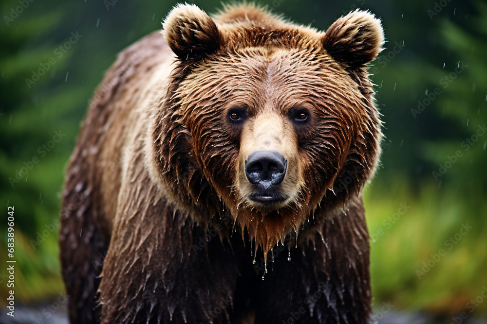 brown bear in the water brown bear in the water