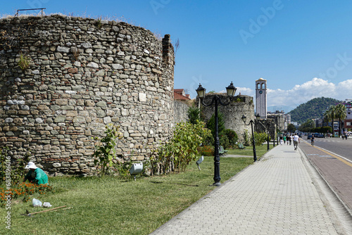 Castle in the city of Elbasan, Albania