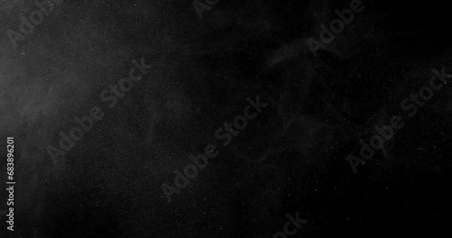 Wide Dust Particles 2 1030 2K Real dust particles floating on black background. Slow motion  photo