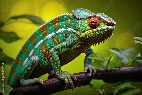 chameleon on a branch © Daniel