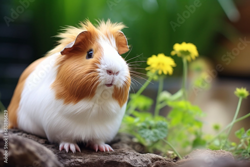 guinea pig in the field