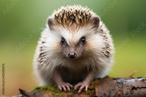 hedgehog on the grass