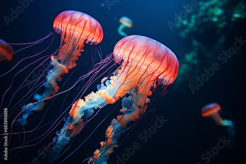 jelly fish in the sea © Daniel