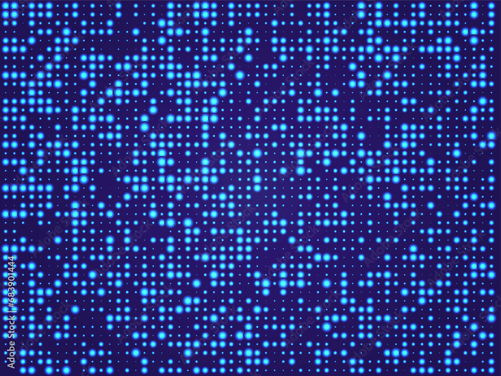 blue light circles abstract background