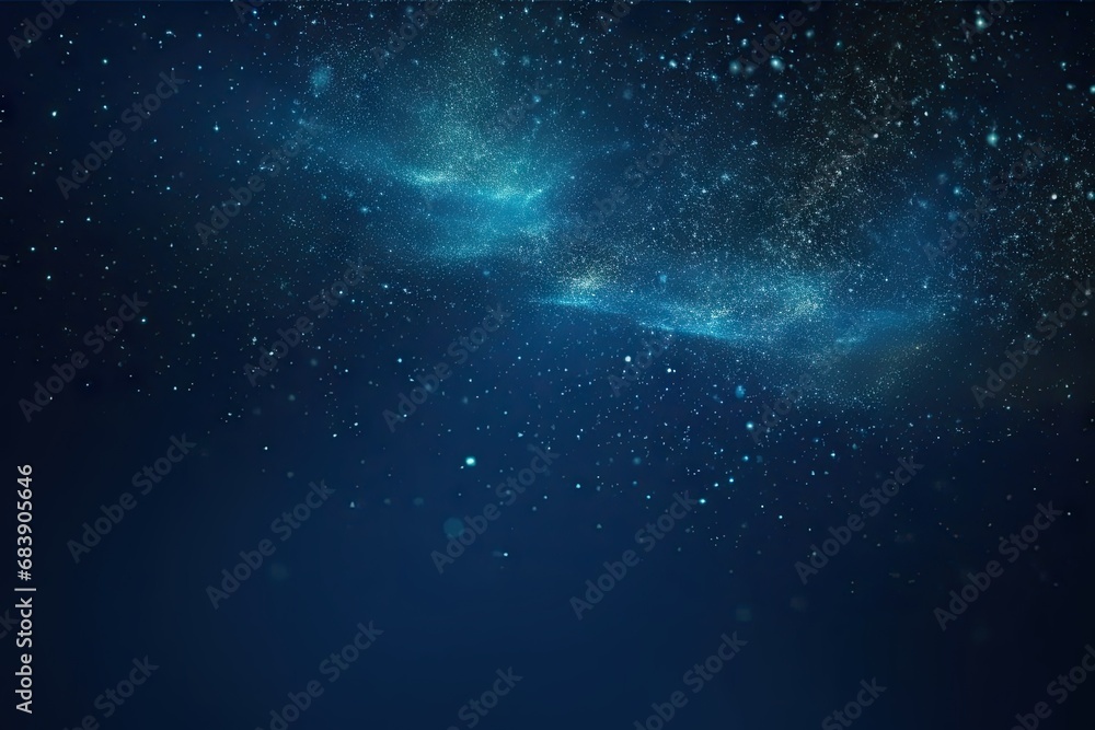 Celestial symphony. Captivating night sky background with abstract elements glowing stars and cosmic patterns creating magical and enchanting space